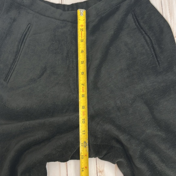 Donna Karan black textured velvet pants - Picture 9 of 12